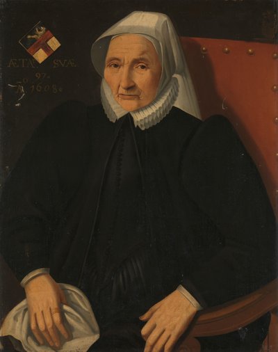 Retrato de una anciana de la familia Haling de Anonymous
