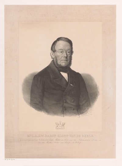 Retrato de Ludolph Anne Jan Wilt Sloet van de Beele de Anonymous