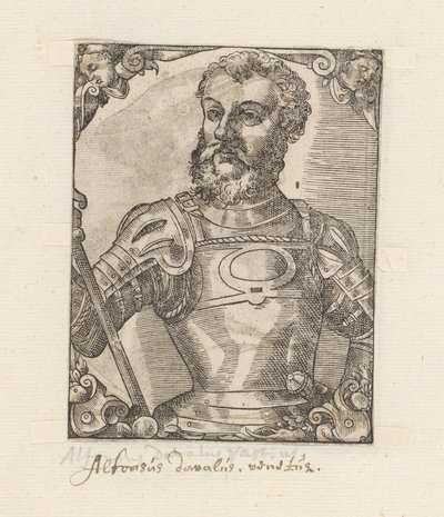 Portret van Alfonso de Avales de Anonymous