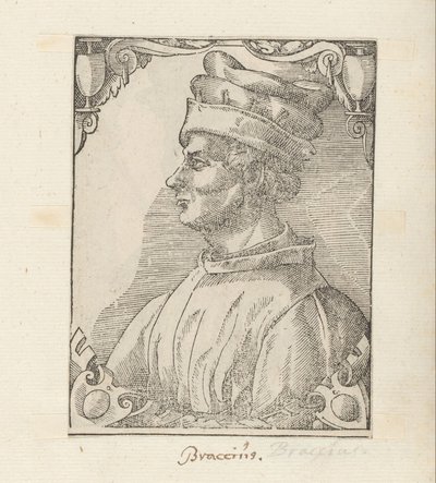 Portarretrato de Braccio da Montone de Anonymous