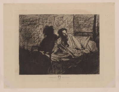 Retrato de Charles Meryon sentado en la cama
Charles Méryon 1858 (título en el objeto) de Anonymous