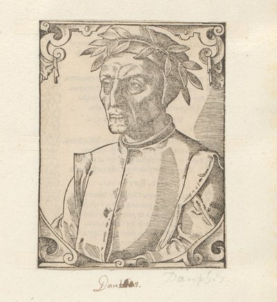 Portarretrato de Dante Alighieri de Anonymous