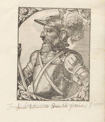 Portret van Fernando de Avales de Anonymous