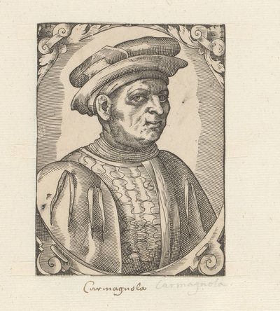 Retrato de Francesco Bussone de Carmagnola de Anonymous