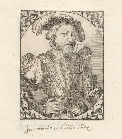 Retrato de Francisco I de Valois-Angoulême, Rey de Francia de Anonymous