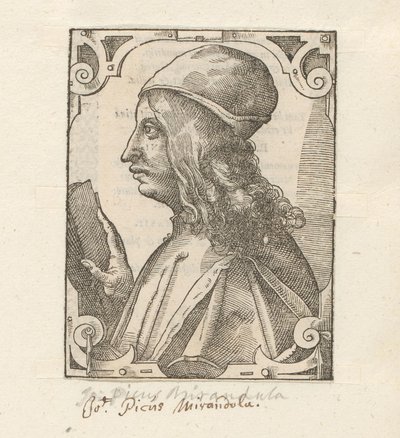Portret de Giovanni Pico della Mirandola de Anonymous