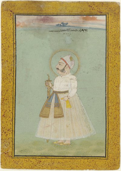 Retrato de Jaisingh, fundador de Jaipur de Anonymous