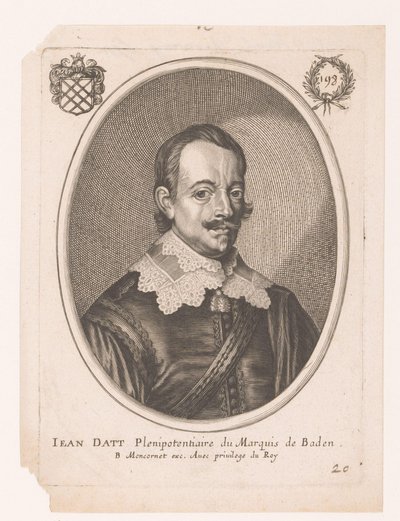 Retrato de Jean Datt de Anonymous