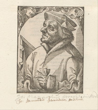 Retrato de Johannes Manardi de Anonymous