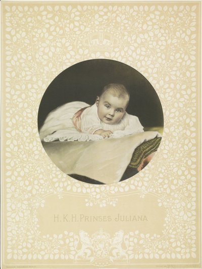Retrato de Juliana, Reina de los Países Bajos de Anonymous