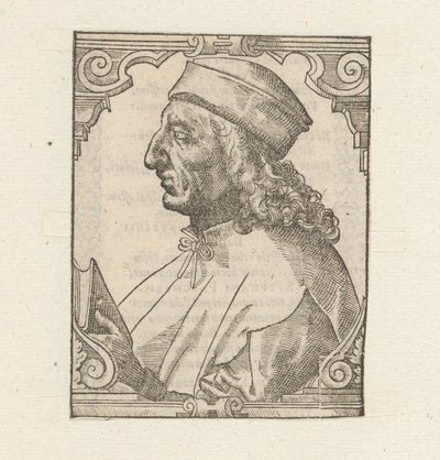 Portret van Julius Pomponius Laetus de Anonymous