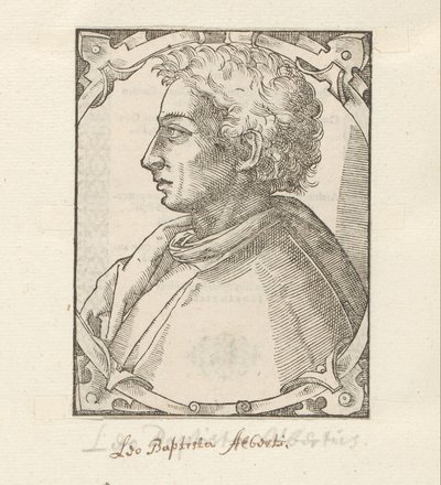 Portret de León Battista Alberti de Anonymous