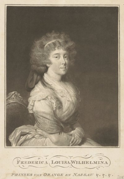 Retrato de Luisa, princesa de Orange-Nassau de Anonymous