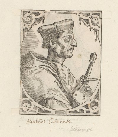 Retrato de Matthäus Schiner de Anonymous