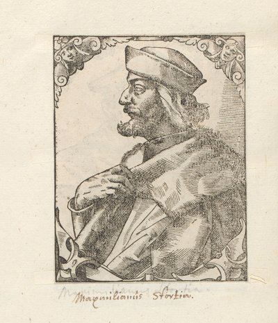 Retrato de Maximiliano Sforza de Anonymous