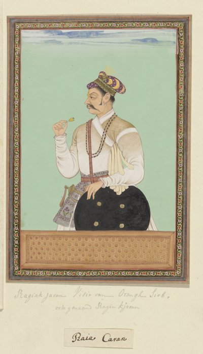 Retrato de Raja Karan, que fue visir de Aurangzeb de Anonymous