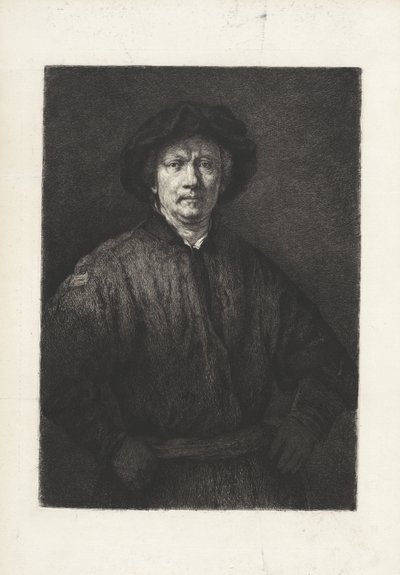 Retrato de Rembrandt Harmensz. del Rin de Anonymous