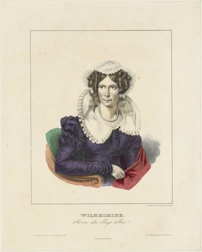 Retrato de Guillermina de Prusia de Anonymous