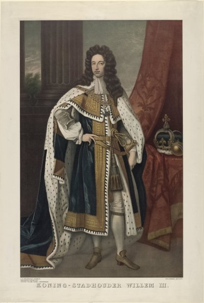 Retrato de Guillermo III, Príncipe de Orange Retratos históricos (título de la serie) de Anonymous