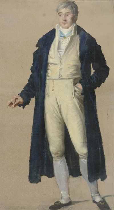 Retrato de cuerpo entero del Conde de Toqueville de Anonymous