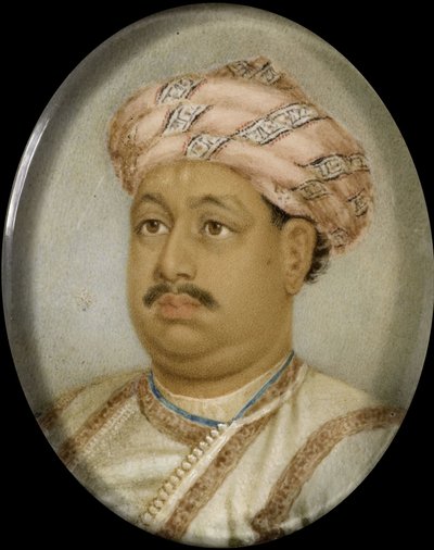Retrato de un príncipe indio de Anonymous