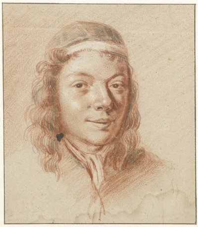 Retrato de un joven, en tres cuartos a la derecha de Anonymous