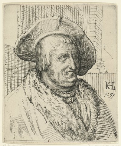 retrato, de, un, hombre, con, un, sombrero de Anonymous