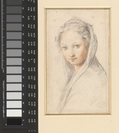 Retrato de una mujer de Anonymous
