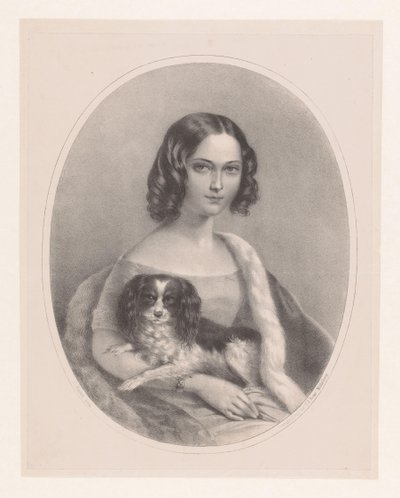 Retrato de mujer desconocida de Anonymous