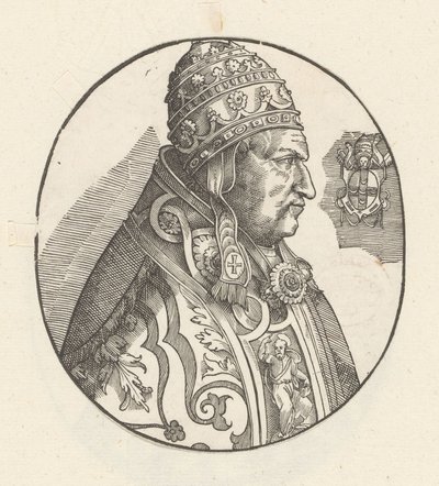 Portret van paus Pius II de Anonymous