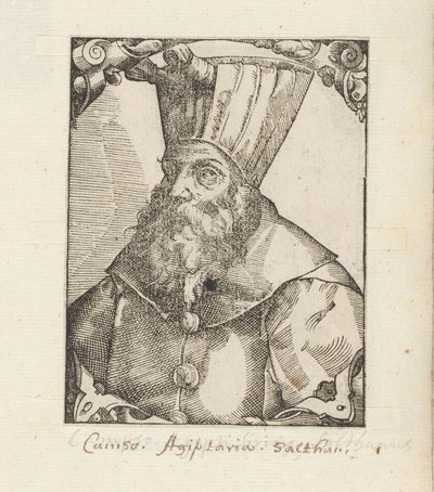 Retrato de Van Sultan Al-Ashraf Qansuh Al-Ghouri de Anonymous