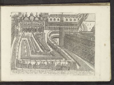 Procesión sobre het San Marcoplein te Venetië Scènes uit het Venetiaanse leven (título de la serie) Habiti d