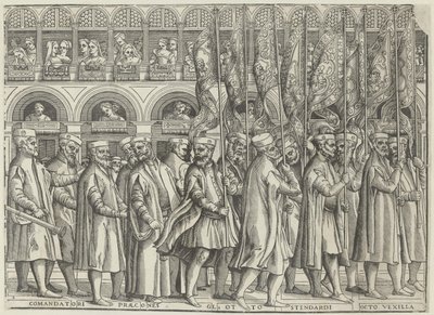 Procesión del Dogo de Venecia (octava parte) de Anonymous