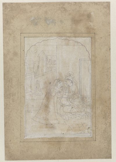 Radha y Krishna de Anonymous