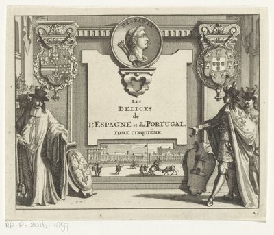 Caballeros de las Órdenes Españolas con Escudos Portada para: Juan Alvarez de Colmenar, Les Delices de l