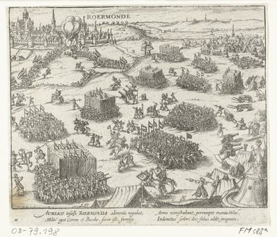 Roermond tomado por Guillermo de Orange, 1572 de Anonymous