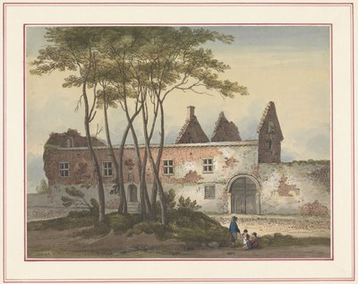 Ruina de la granja de Le Caillou Siete platos de Waterloo y sus alrededores (título de la serie) de Anonymous