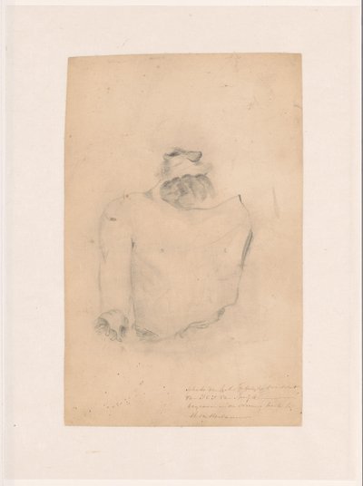 Croquis de los restos de J.C.J. de Speyk de Anonymous