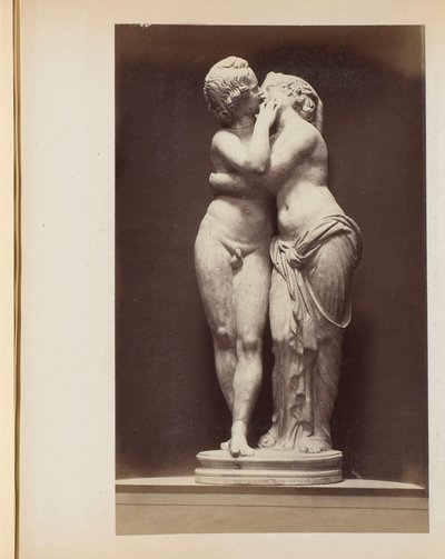 Escultura de Amor y Psique en los Museos Capitolinos en Roma, Italia de Anonymous