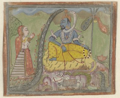 Shiva y Parvati de Anonymous