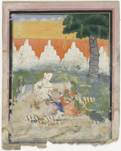 Shiva y Parvati de Anonymous