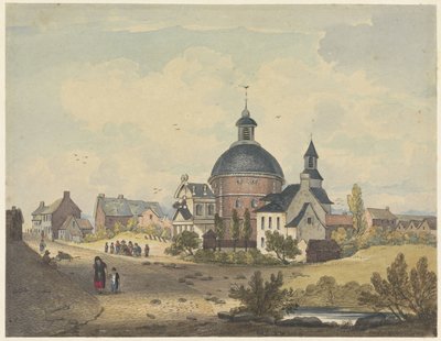 Iglesia de San José en Waterloo Siete platos de Waterloo y sus alrededores (título de la serie) de Anonymous