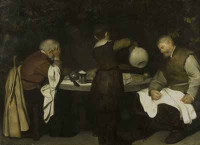 Cena en Emaús de Anonymous
