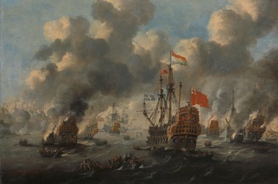 La incursión holandesa en el Medway, 1667 de Anonymous