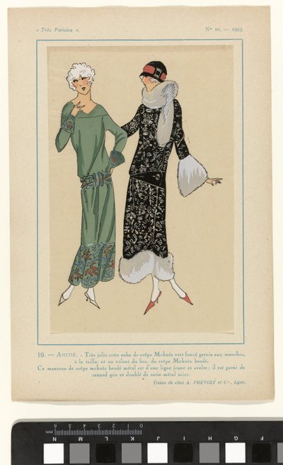 Muy parisino, 1923, nº 10: 10. - AMISTAD. - Muy bonito este vestido... de Anonymous