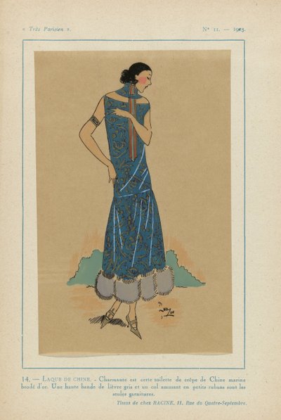 Muy parisino, 1923, nº 11: 14. - LACA CHINA. - Encantador es este baño... de Anonymous
