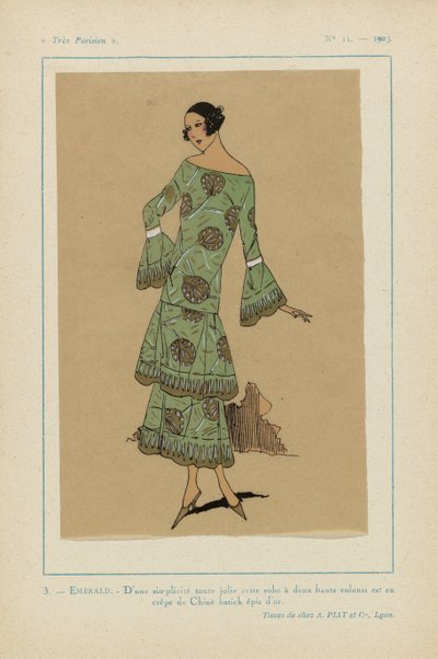 Muy parisino, 1923, nº 11: 3. - ESMERALDA. - Maravillosamente sencillo... de Anonymous