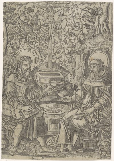 Dos Santos con Cristo como Fons Vitae de Anonymous