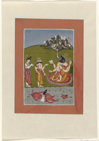 Varaha (encarnación de Vishnu como jabalí)
Avatares de Vishnu (título de la serie) de Anonymous