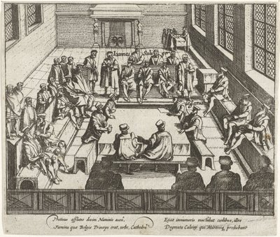 Prohibición de la predicación protestante en Amberes, 1577 de Anonymous